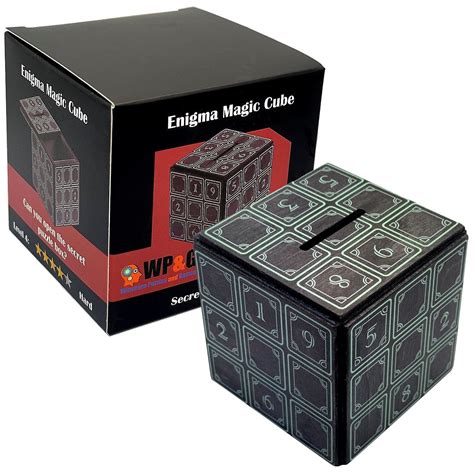 Enigma Magic Cube Secret Puzzle Box 